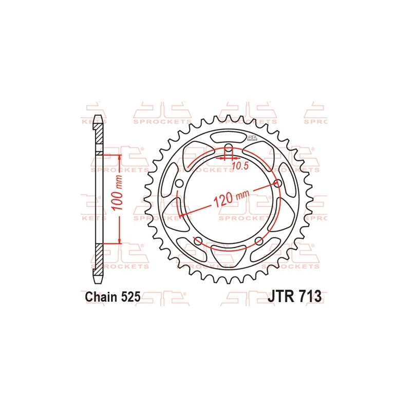 Ketten Rad JT 41T, 525
