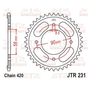 Ketten Rad JT JTR 231-36 36T