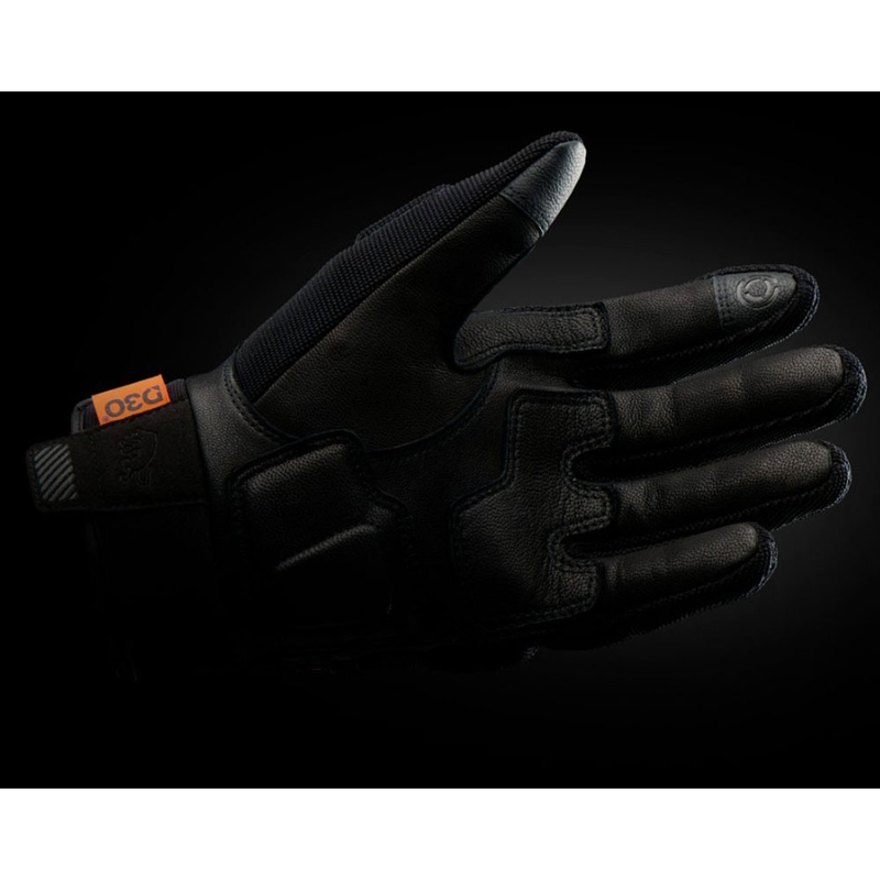 Furygan Jet D3O Evo Motorradhandschuhe schwarz-orange