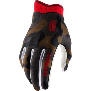 Motocross-Handschuhe 100% iTrack-Tarnmuster