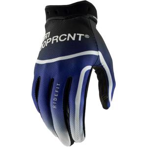 Motocross-Handschuhe 100% Ridefit blau