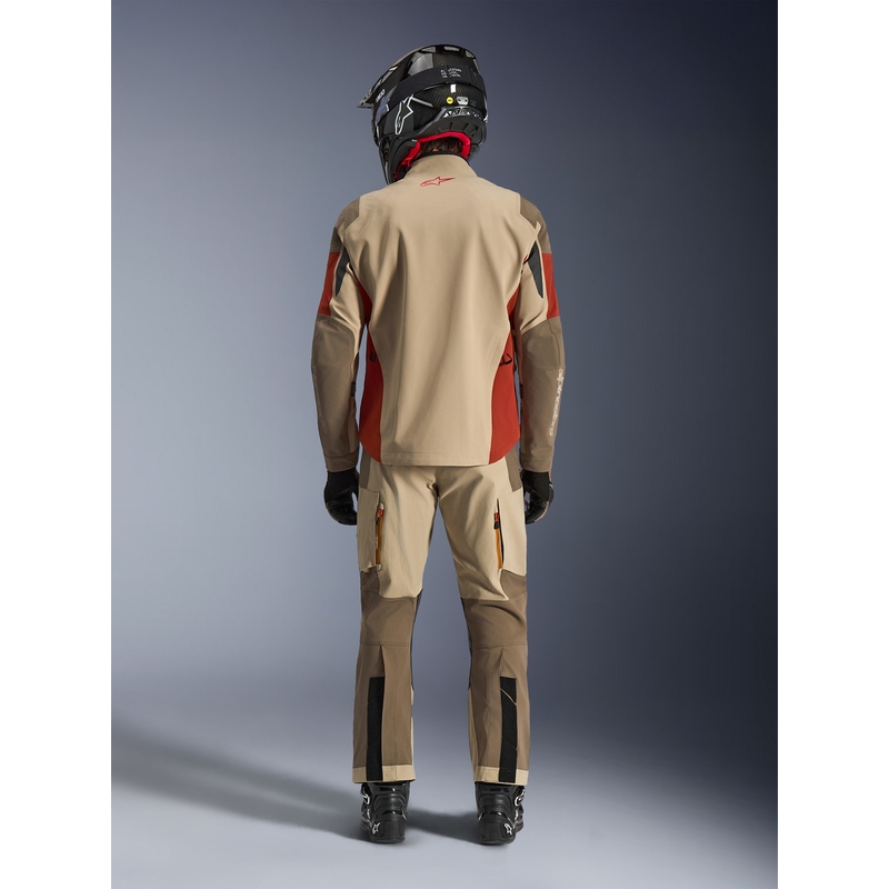 Alpinestars Maxdura Drystar XF Motorradjacke braun-orange