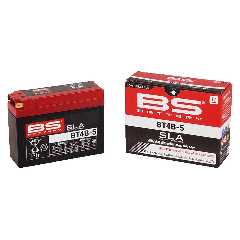 Werkaktivierte Motorradbatterie BS-BATTERY SLA