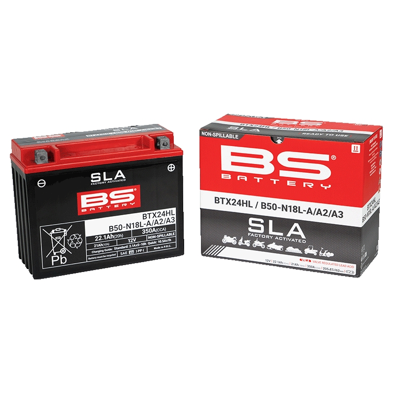 Werkaktivierte Motorradbatterie BS-BATTERY SLA