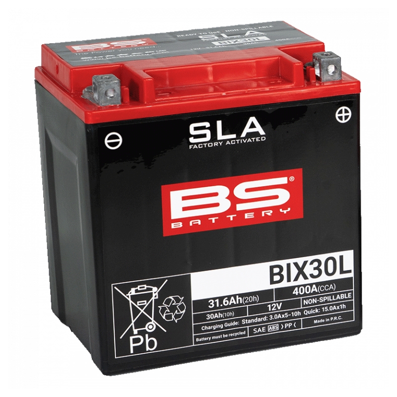 Werkaktivierte Motorradbatterie BS-BATTERY SLA