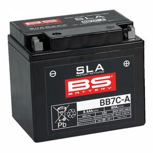 Werkaktivierte Motorradbatterie BS-BATTERY BB7C-A (FA) (YB7C-A (FA)) SLA