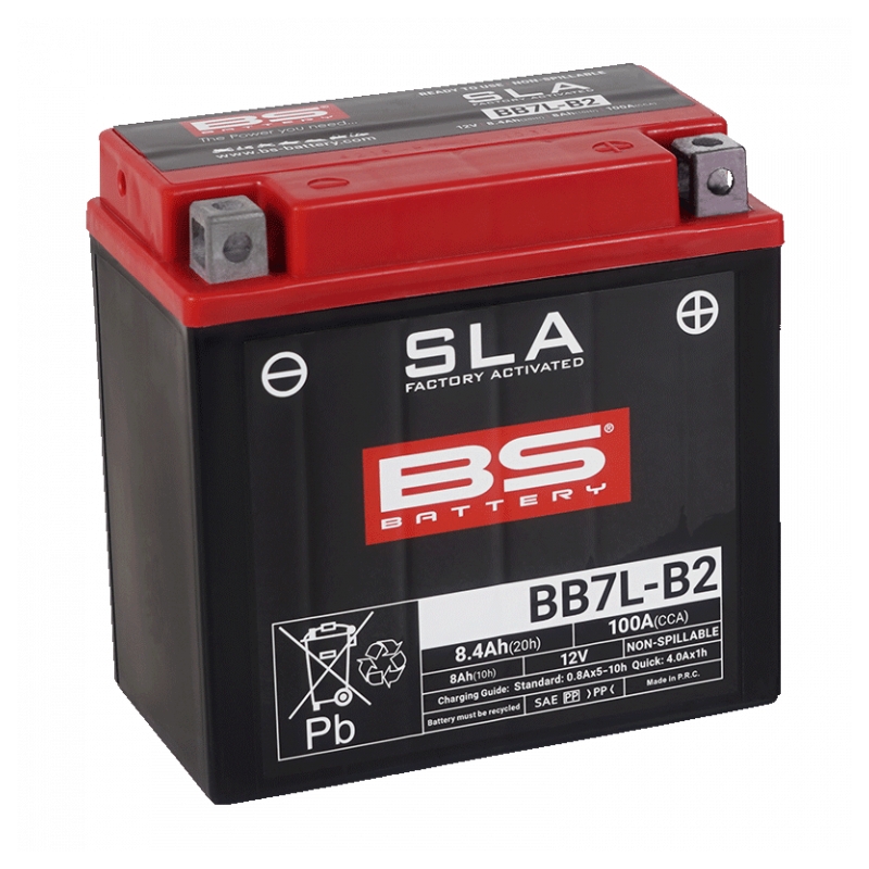 Werkaktivierte Motorradbatterie BS-BATTERY SLA