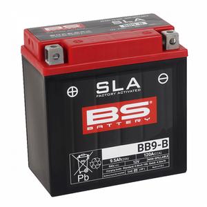 Werkaktivierte Motorradbatterie BS-BATTERY BB9-B (FA) (YB9-B (FA)) SLA