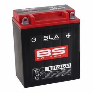 Werkaktivierte Motorradbatterie BS-BATTERY BB12AL-A2 (FA) (YB12AL-A2 (FA)) SLA