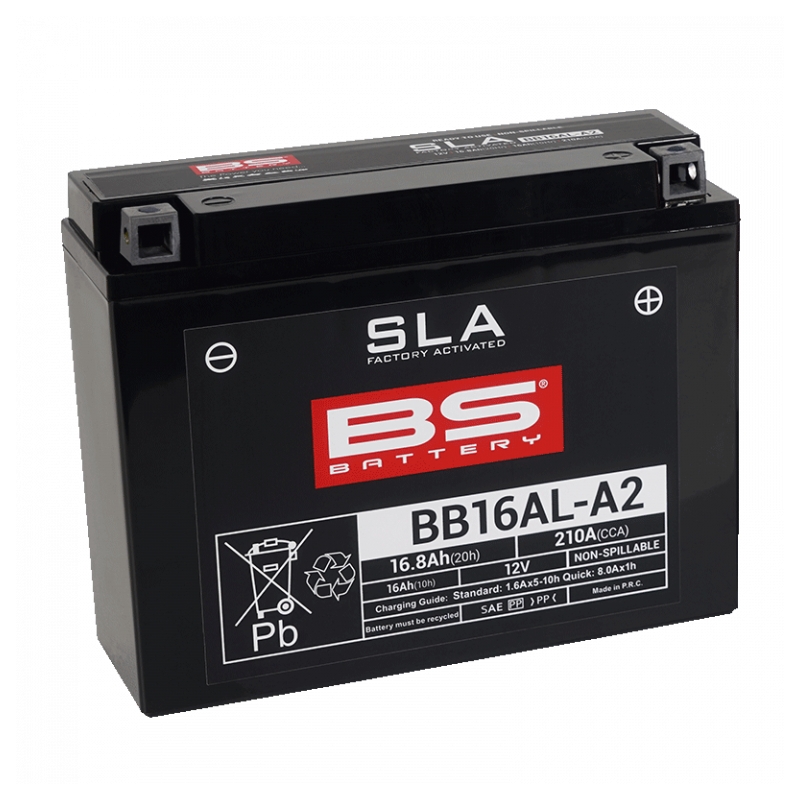 Werkaktivierte Motorradbatterie BS-BATTERY SLA