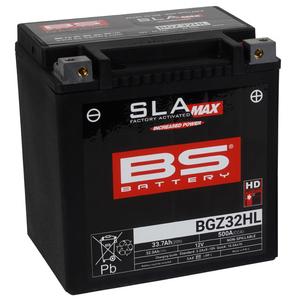 Werkaktivierte Motorradbatterie BS-BATTERY BGZ32HL SLA MAX