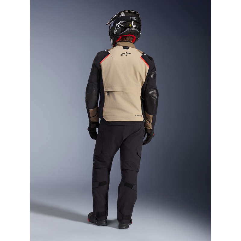 Alpinestars Andes PRO Drystar XF Motorradjacke braun-schwarz-orange
