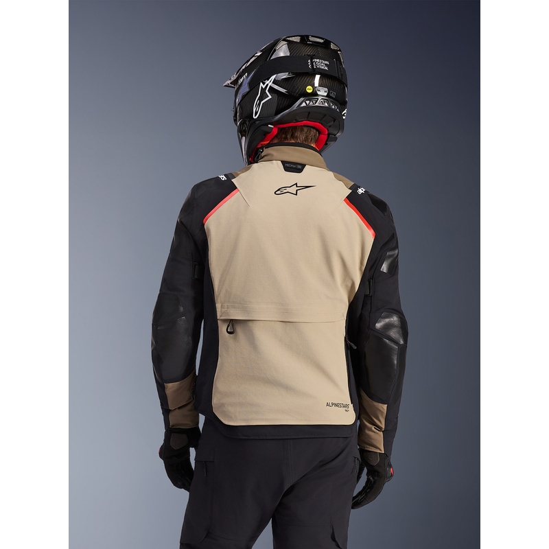 Alpinestars Andes PRO Drystar XF Motorradjacke braun-schwarz-orange