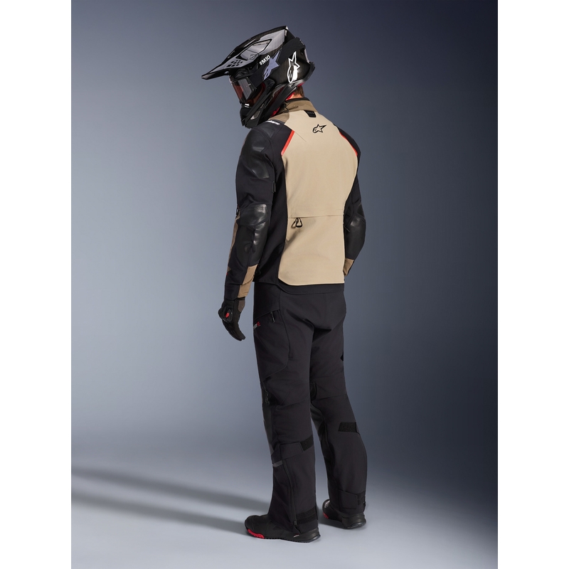 Alpinestars Andes PRO Drystar XF Motorradjacke braun-schwarz-orange