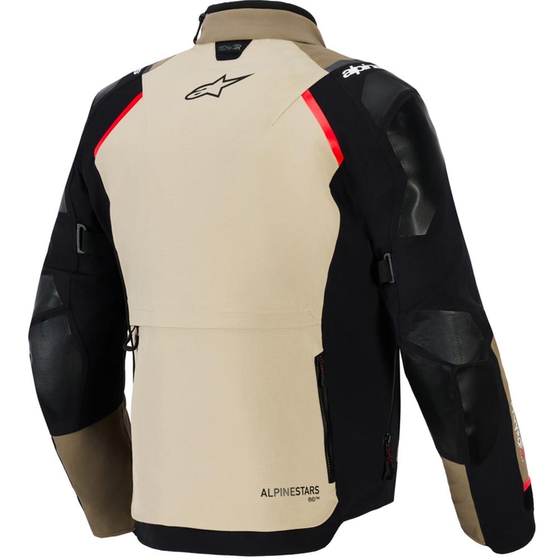 Alpinestars Andes PRO Drystar XF Motorradjacke braun-schwarz-orange