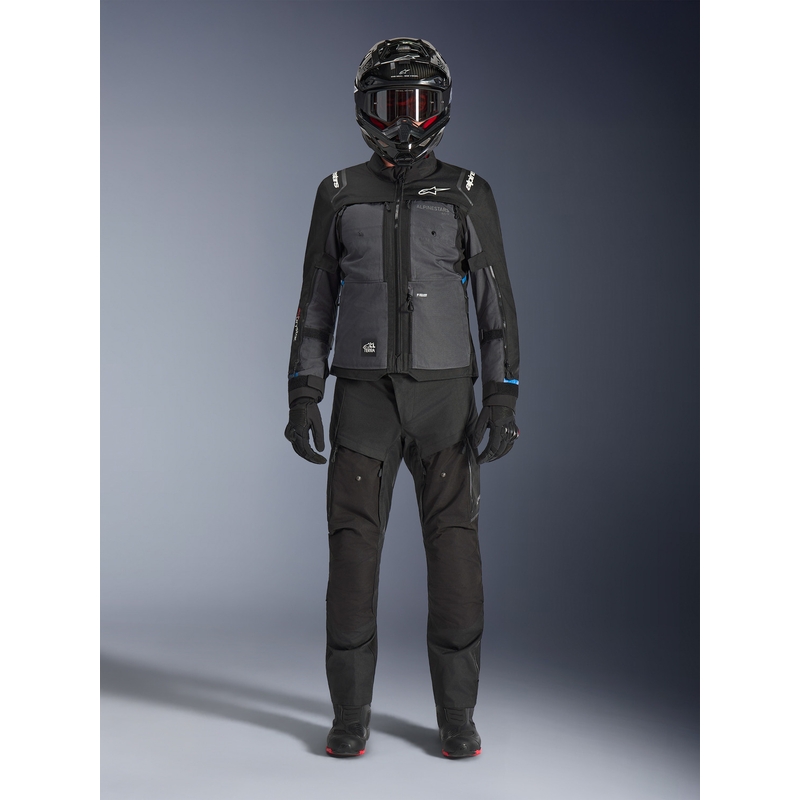 Alpinestars Cusco Drystar Motorradjacke schwarz-dunkelgrau