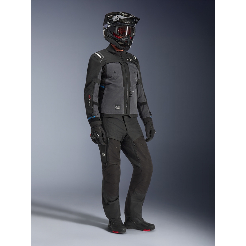 Alpinestars Cusco Drystar Motorradjacke schwarz-dunkelgrau