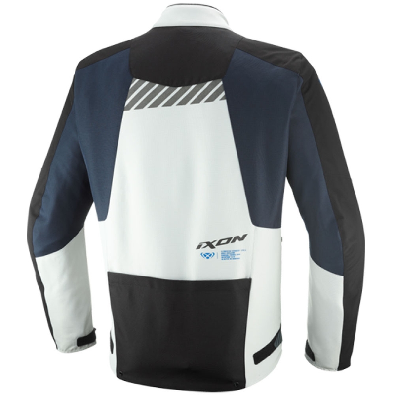 IXON Tyr Motorradjacke, dunkelblau-grau-blau