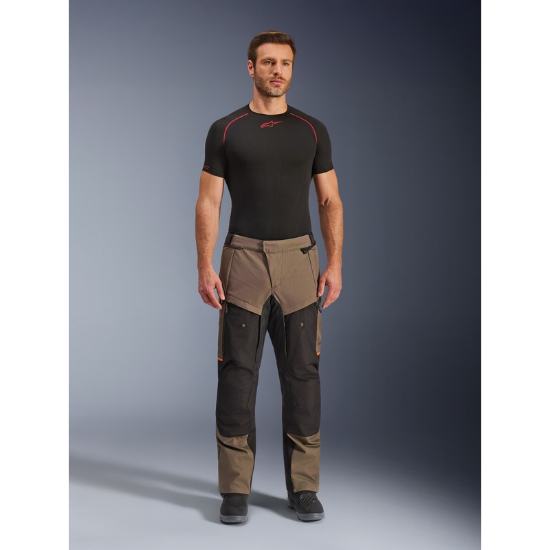 Alpinestars Cusco Drystar Motorradhose braun-schwarz