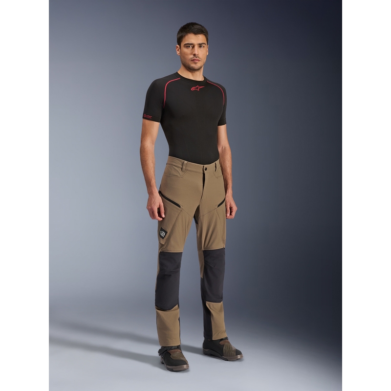 Alpinestars Explore AST Motorradhose braun-schwarz