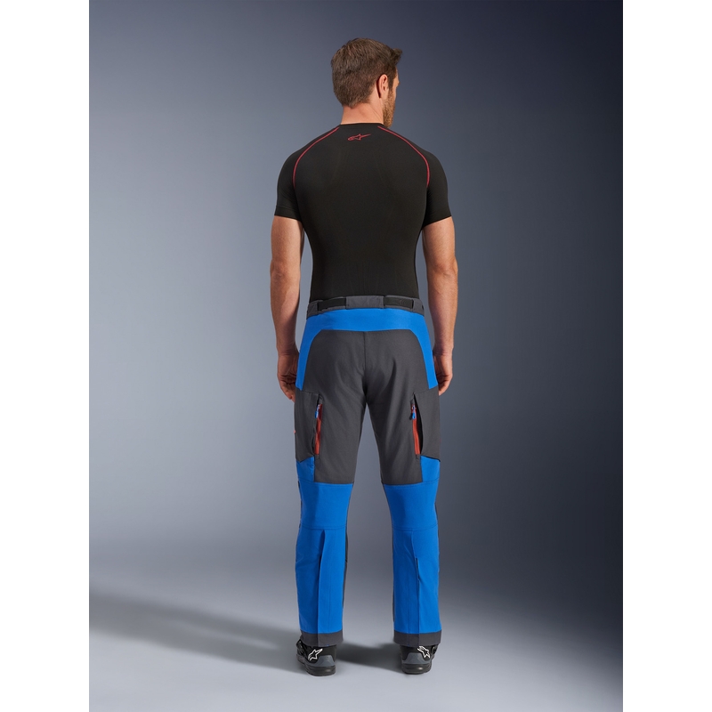 Alpinestars Maxdura Dual Motorradhose blau-dunkelgrau-orange