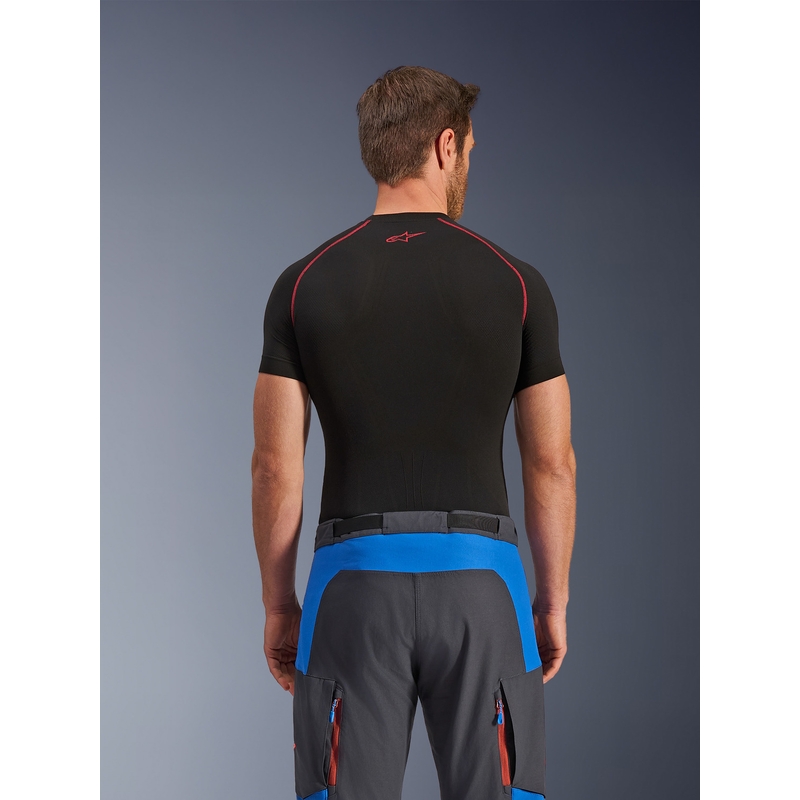 Alpinestars Maxdura Dual Motorradhose blau-dunkelgrau-orange