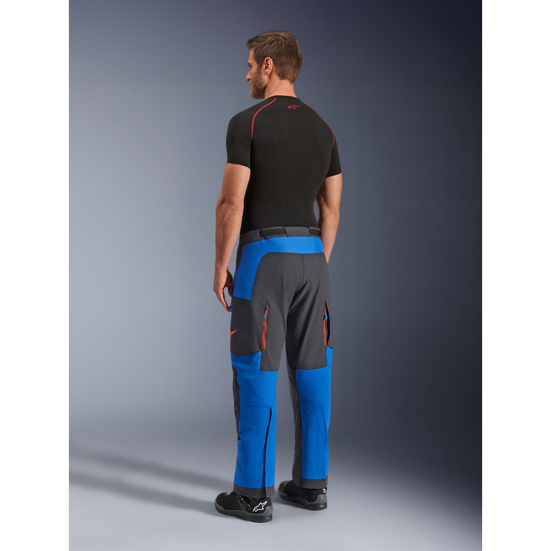 Alpinestars Maxdura Dual Motorradhose blau-dunkelgrau-orange