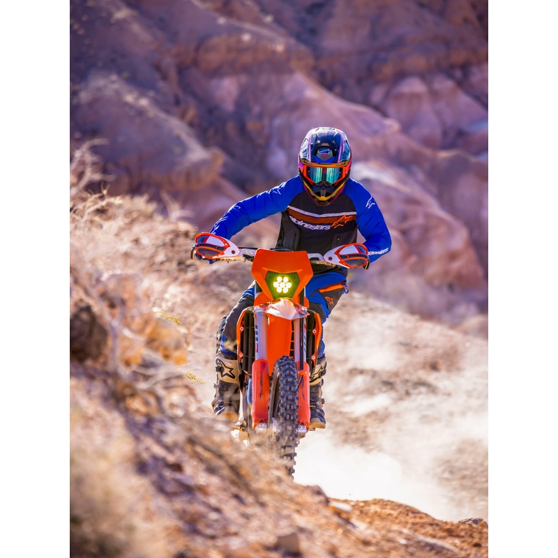 Alpinestars Maxdura Dual Motorradhose blau-dunkelgrau-orange