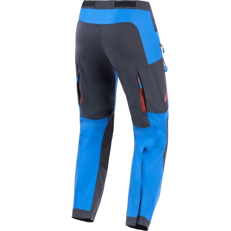 Alpinestars Maxdura Dual Motorradhose blau-dunkelgrau-orange