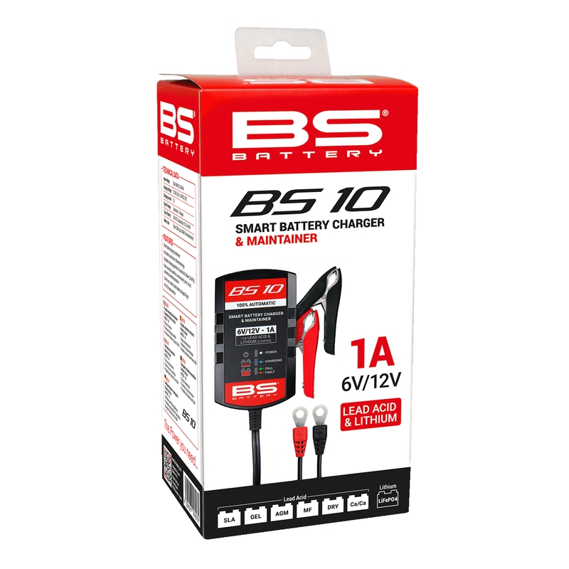 Batterieladegerät BS-BATTERY AUTOMATIC (suitable also for Lithium) 6/12V 1000mA