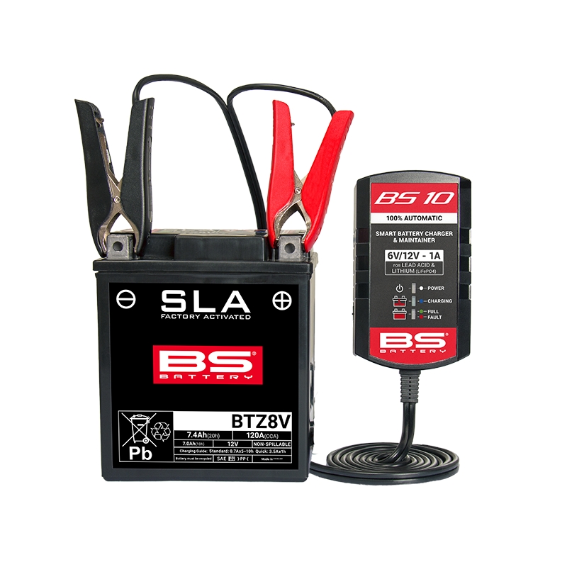 Batterieladegerät BS-BATTERY AUTOMATIC (suitable also for Lithium) 6/12V 1000mA