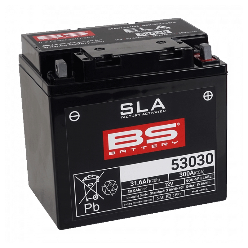Werkaktivierte Motorradbatterie BS-BATTERY