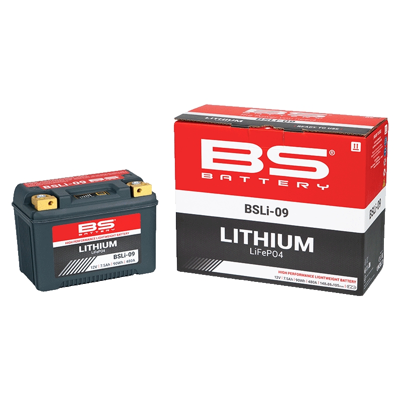 Lithium-Motorradbatterie BS-BATTERY