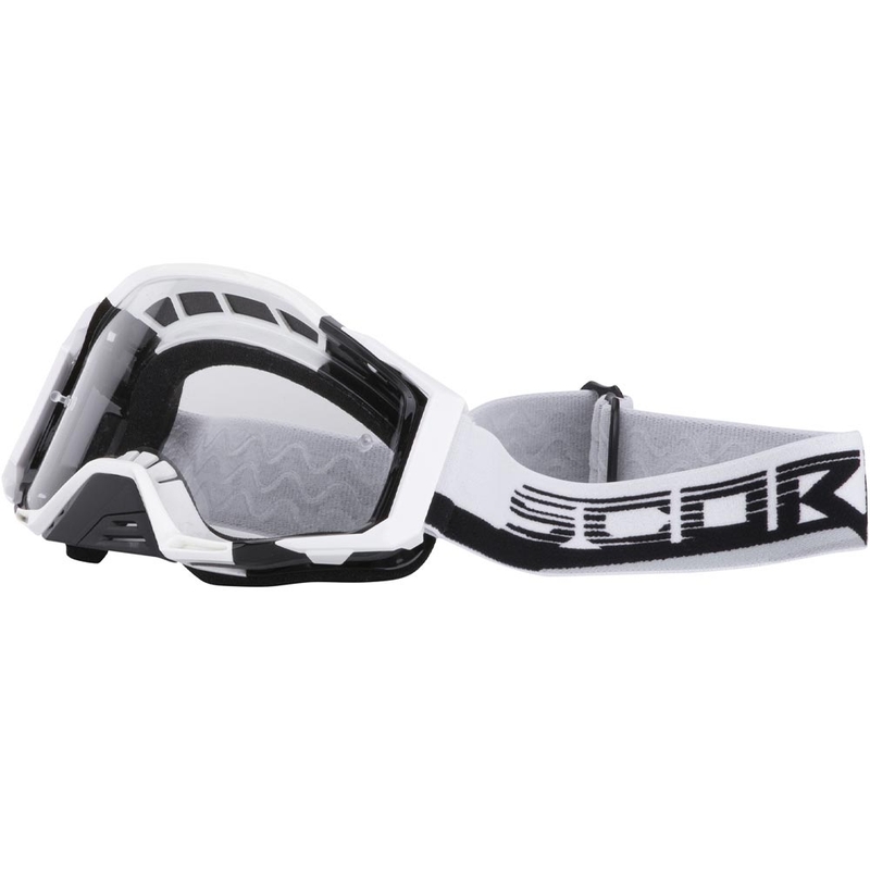 Scorpion MX Mask Motocross-Brille weiß-schwarz