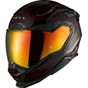 Nexx X.WST3 Lava Carbon Integralhelm für Motorräder, rot