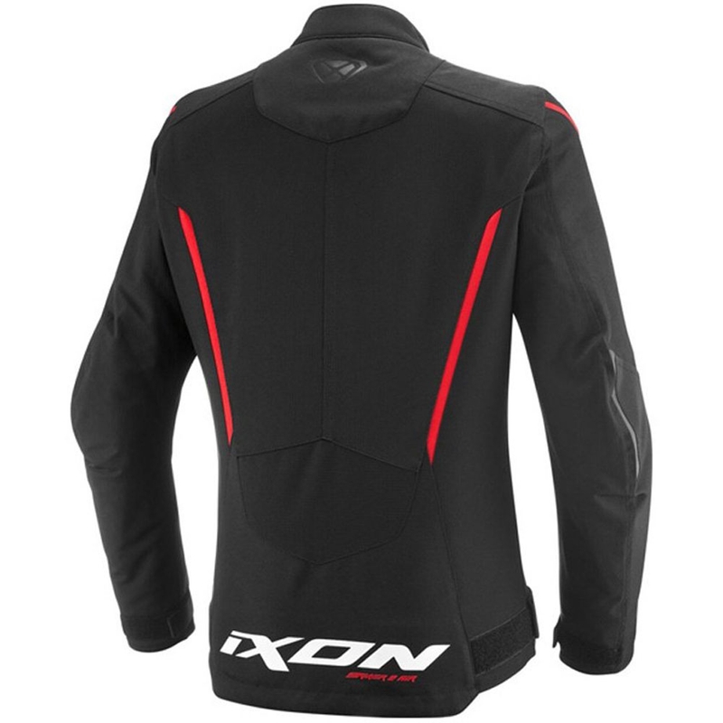 Damen-Motorradjacke IXON Striker 2 Air WP Lady schwarz-rot