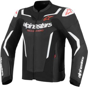 Alpinestars GP Force V2 Airflow Motorradjacke aus Leder, schwarz-weiß