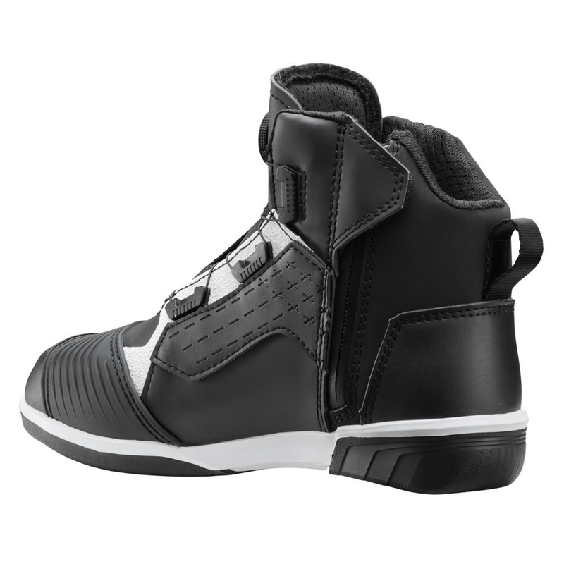 Damen-Motorradstiefel IXON Vyper WP schwarz-weiß