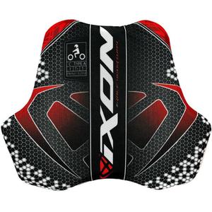 Brustpanzer IXON IX-RACE schwarz-weiß-rot