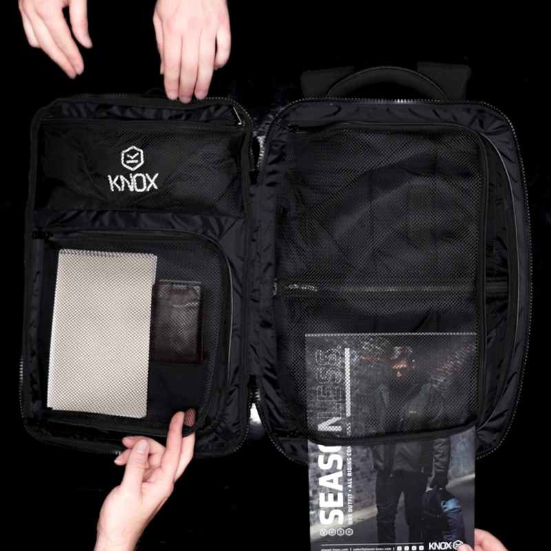 Knox Eda Every Day Adventure Motorradrucksack 25 l schwarz