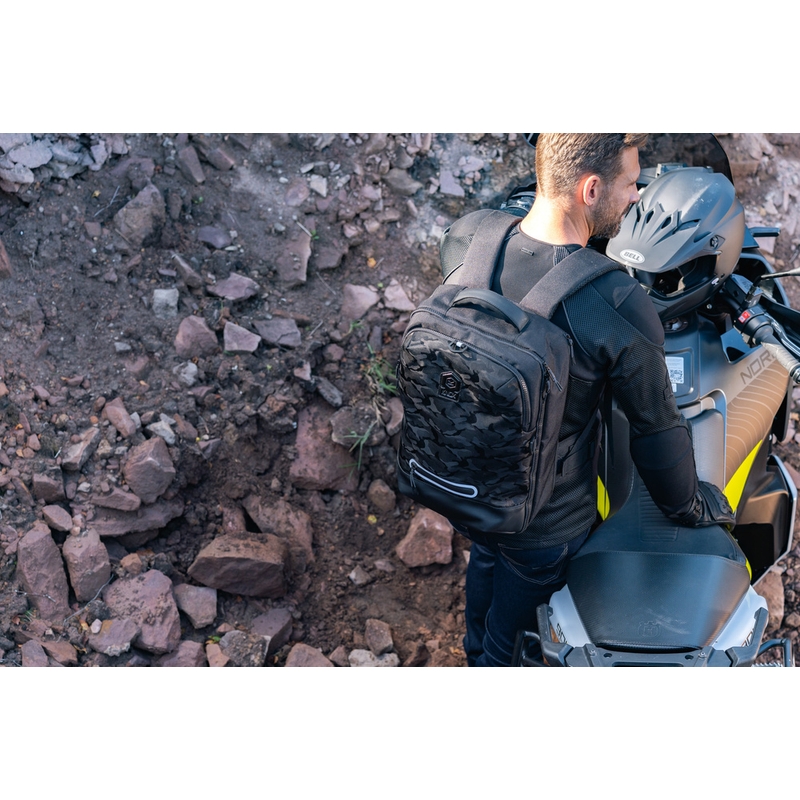 Knox Eda Every Day Adventure Motorradrucksack 25 l schwarz