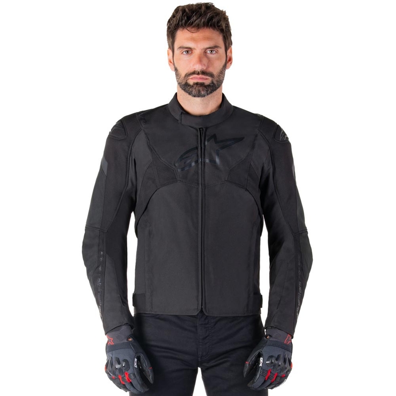 Alpinestars T-JAWS V4 Wasserdichte Motorradjacke schwarz-schwarz