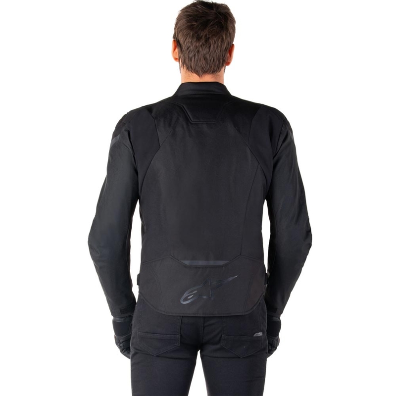 Alpinestars T-JAWS V4 Wasserdichte Motorradjacke schwarz-schwarz
