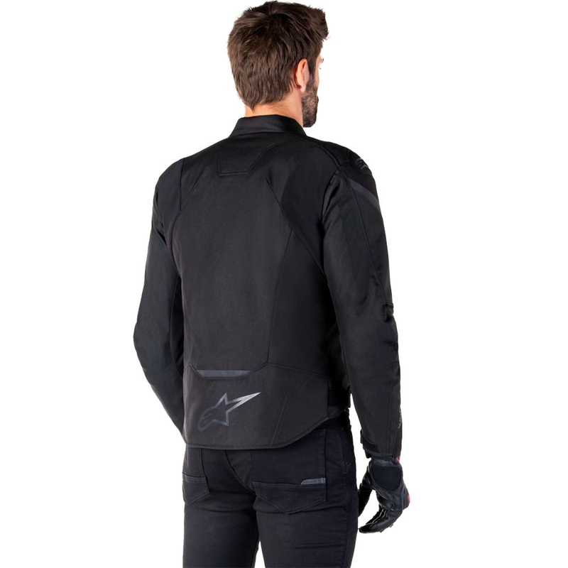 Alpinestars T-JAWS V4 Wasserdichte Motorradjacke schwarz-schwarz