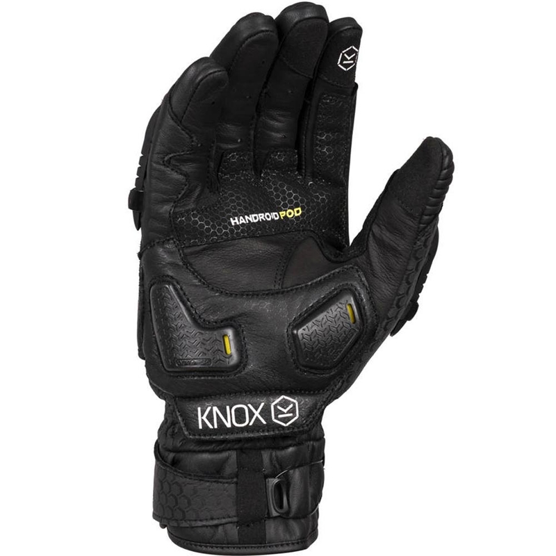 Knox Hand Armour Handroid POD All Black Mk5 Motorradhandschuhe Schwarz