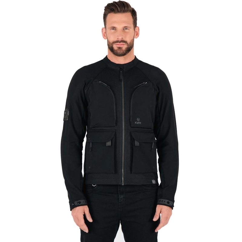 Knox Tor Motorradjacke schwarz