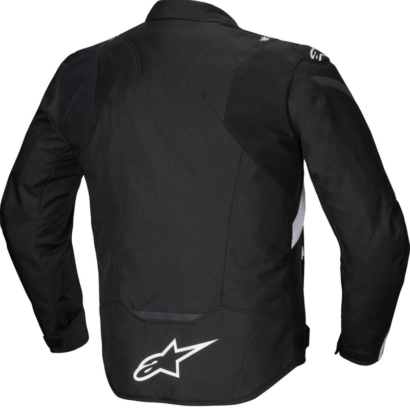 Alpinestars T-JAWS V4 Wasserdichte Motorradjacke schwarz-weiß
