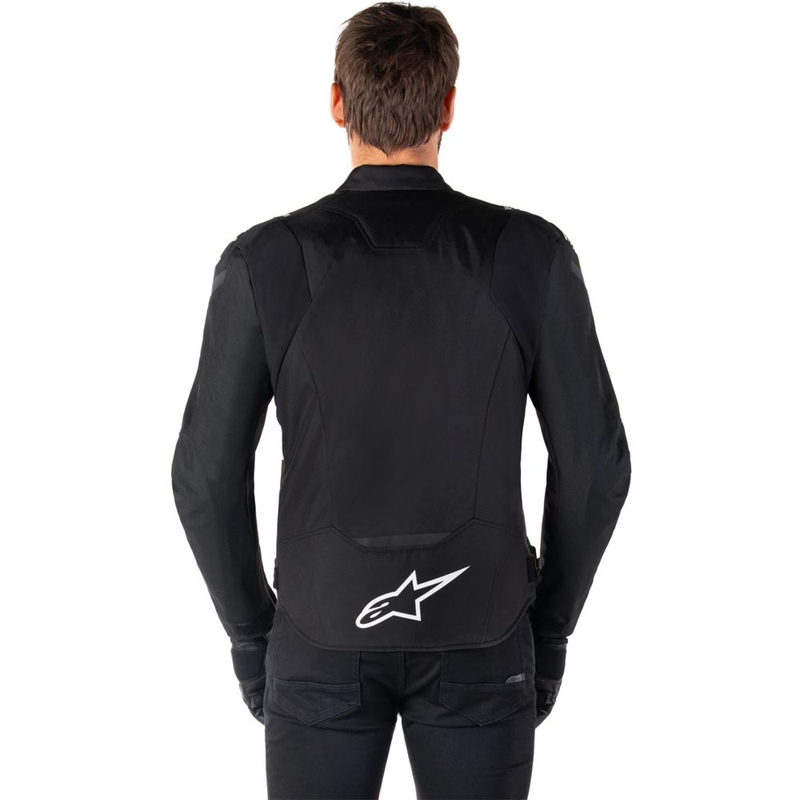 Alpinestars T-JAWS V4 Wasserdichte Motorradjacke schwarz-weiß