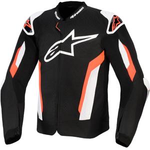 Alpinestars T-GP AIR Motorradjacke schwarz-fluoreszierend rot