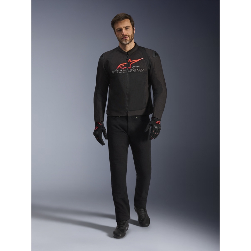 Alpinestars SMX Air Motorradjacke schwarz-rot-weiß